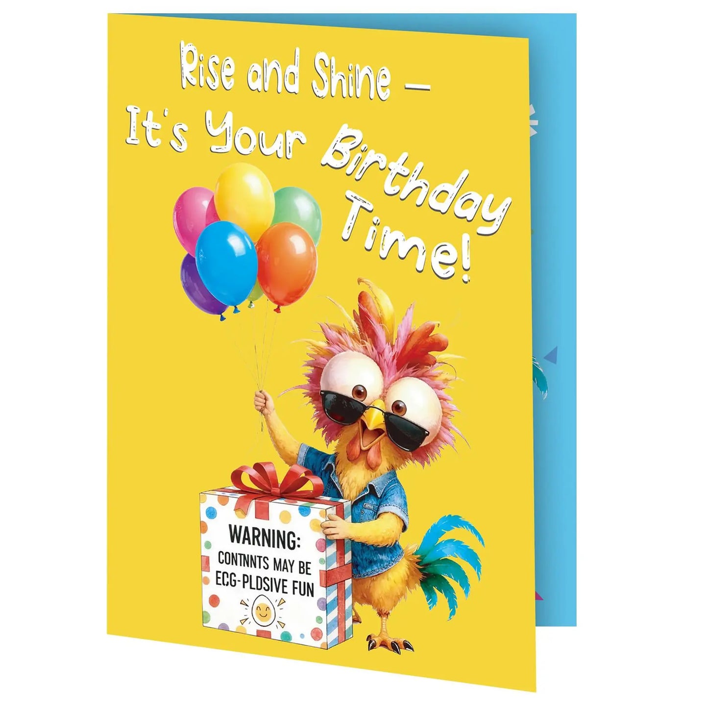 Shaking Chicken Greeting Card